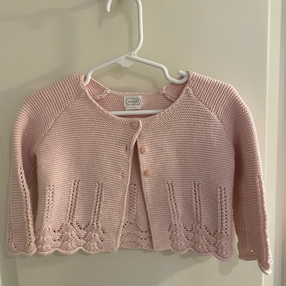 Mud pie toddler pink sweater